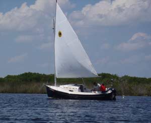 Sailing lower Shell Creek