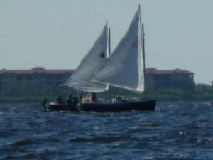 Baggy Reefs reefed sails with bags