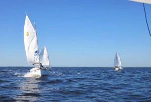 Above Catnip on first crossing Suncat Racing