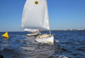 Around windward mark ahead of Indy Anna and Sea Bird Around windward mark ahead of Indy Anna and Sea Bird