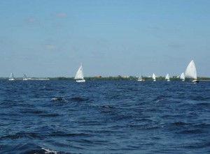 Leaders Rounding Windward Mark