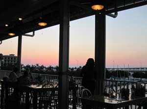 Sundown at the Laishley Crab House