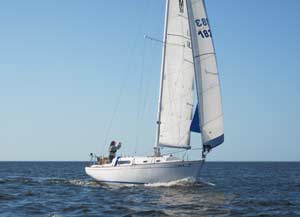 Morgan 30 sailing